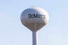 DeMotte, Indiana water tower